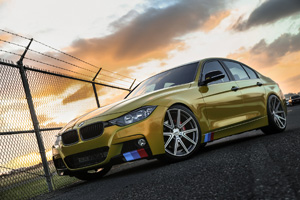  BMW 3 Series with TSW Rouge